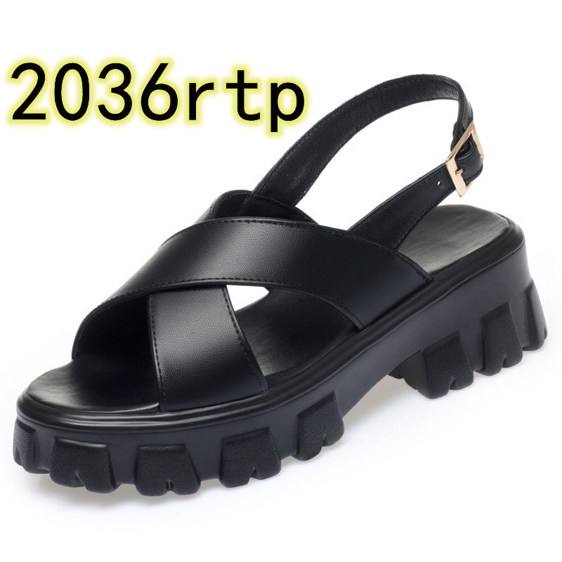 Women's Shoes With Empty Fish Mouth At The Back Of Mother's Low Top