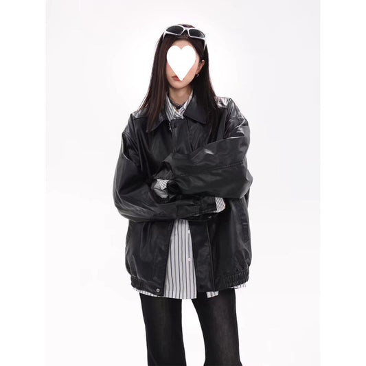 Jacket Turn-down Collar Coat Women