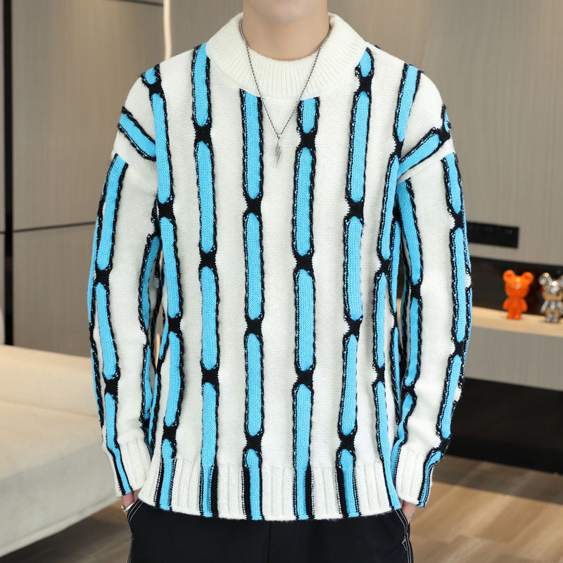 Neutral Wind Crewneck Men's Autumn And Winter Long-sleeved Sweater