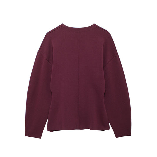 European And American Style Women's Temperament V-neck Long Sleeve Shirt A- Line Skirt Outfit