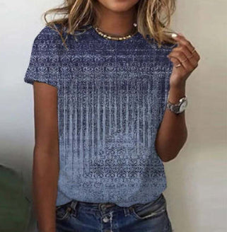 Women's Vintage Floral Print Long Sleeves T-shirt