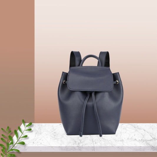 Ladies Leisure College Backpack Trend Cowhide Pattern