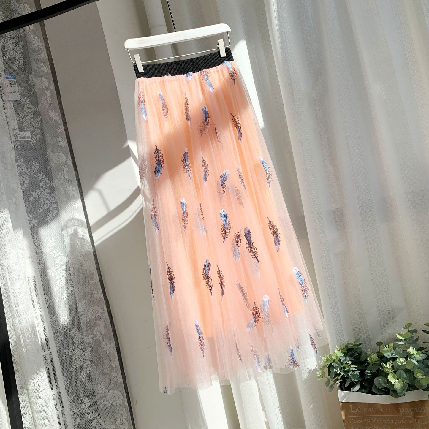 Women's Midi Organza Skirt Fairy Dress