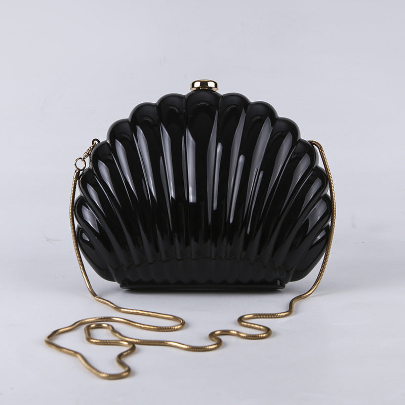 Dinner Candy-colored Shell Hand-held Party Hard Box Bag