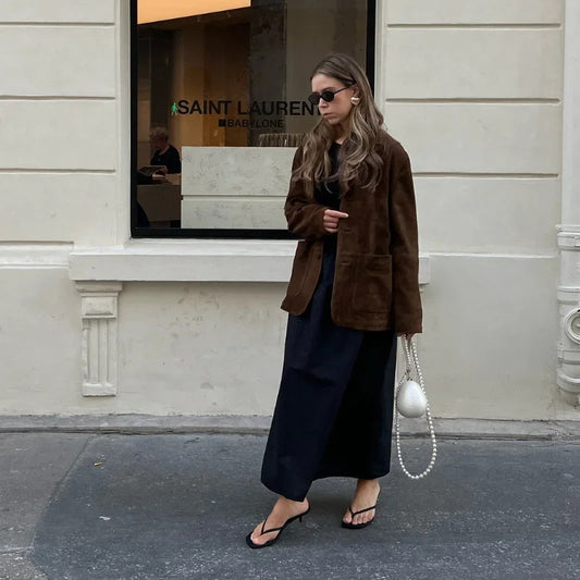 Vintage Velvet Regular Sleeve Button Shirt