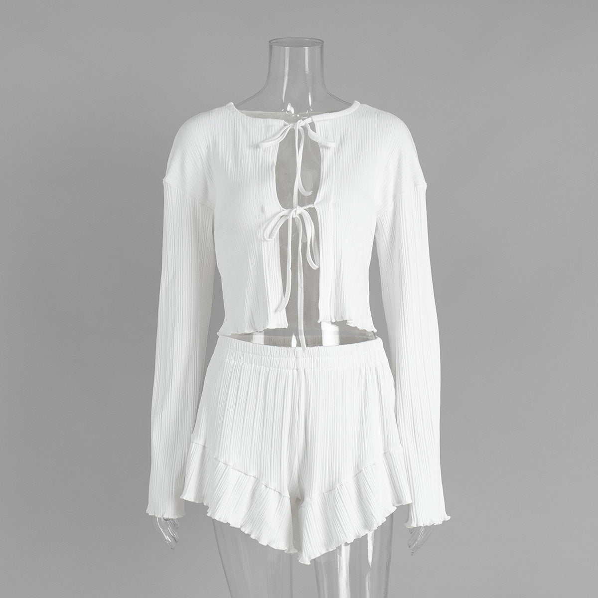 Spring New Arrival Ruffled Pajamas And Loungewear