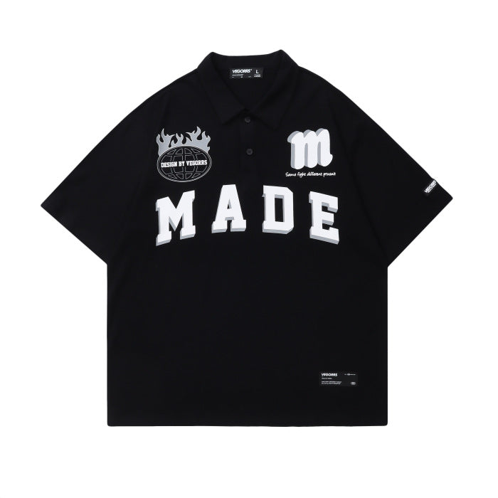Vintage Loose Men's Half Sleeve T-shirt