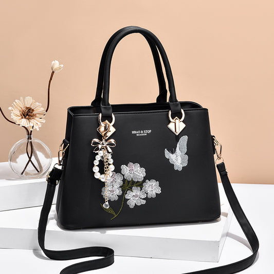 New Women's Fashion Bow Pendant Handbag