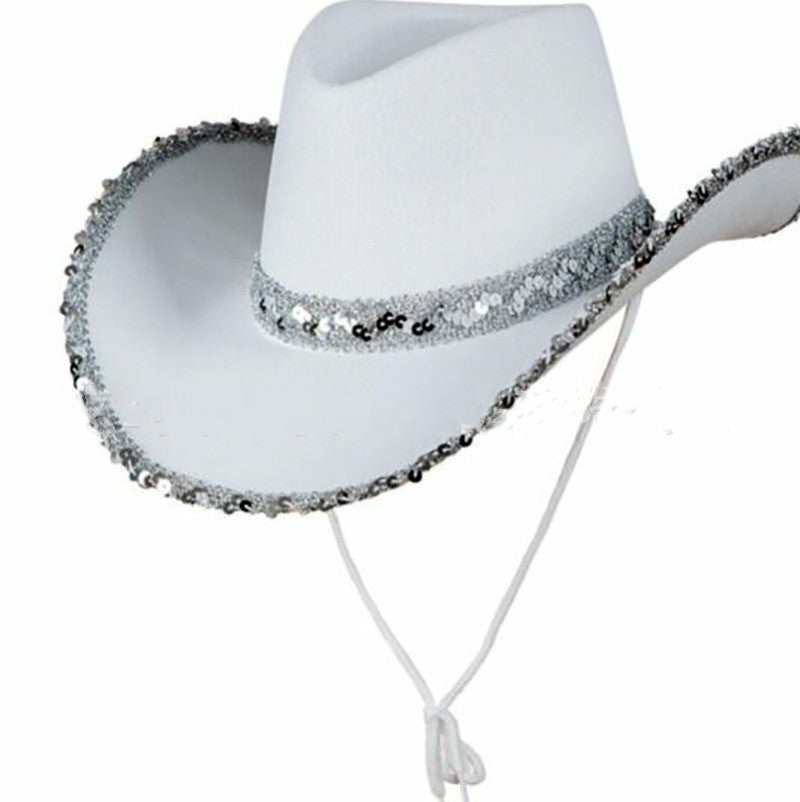Double Sided Sequin Fashion Denim Hat