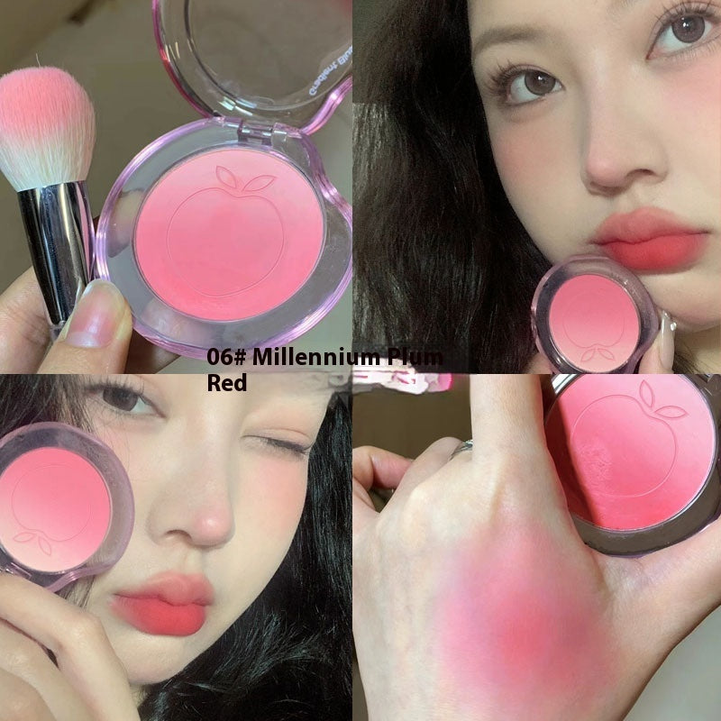 Bubble Gradient Blush Ebony Rose Natural Pseudo Plain Rouge