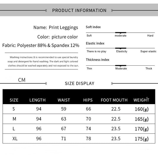 Hot-selling New Arrival Scale 3D Digital Printing Magic Color Slim-fit Pants European And American Sports Yoga Cropped Leggings