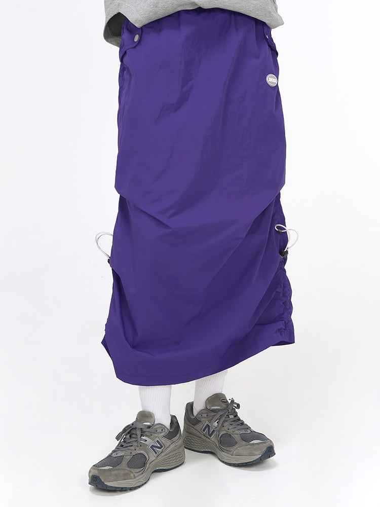 Pile Style Pleated Women's Splash-proof Split Skirt