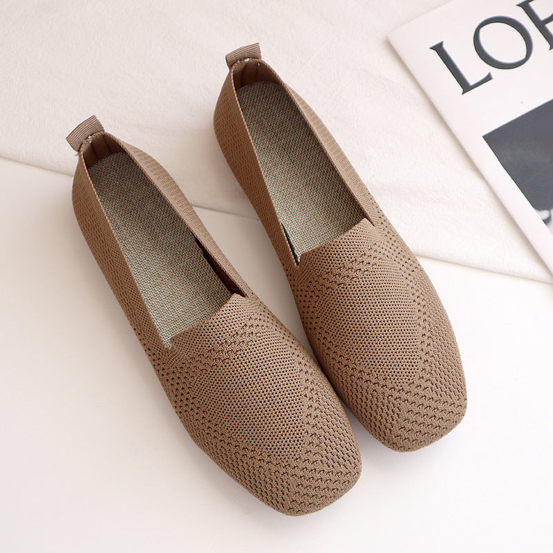 Spring Breathable Soft Soles Maternity Shoes Woven