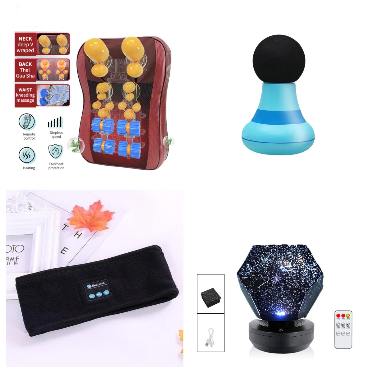 Multifunctional Multi-directional Kneading Massage Pillow