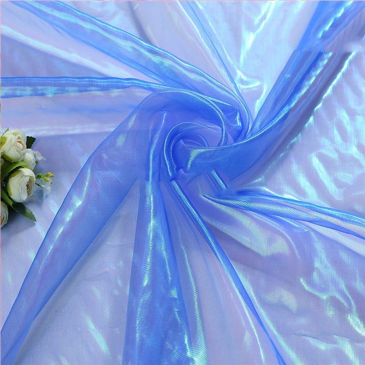 Bright Glass Yarn Sling Sheer Maxi Dress