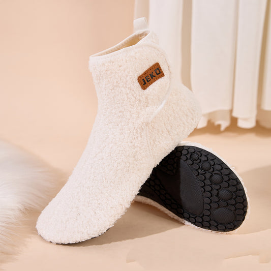 Non-slip Warm Long-pile Snow Boots For Indoor And Home Use