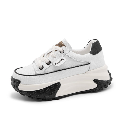 Simple Fashionable All-match Sports Breathable White Shoes
