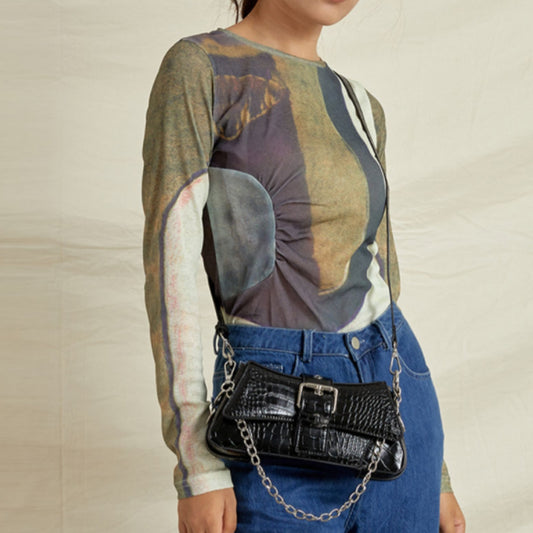 Chain Autumn Shoulder Messenger Bag