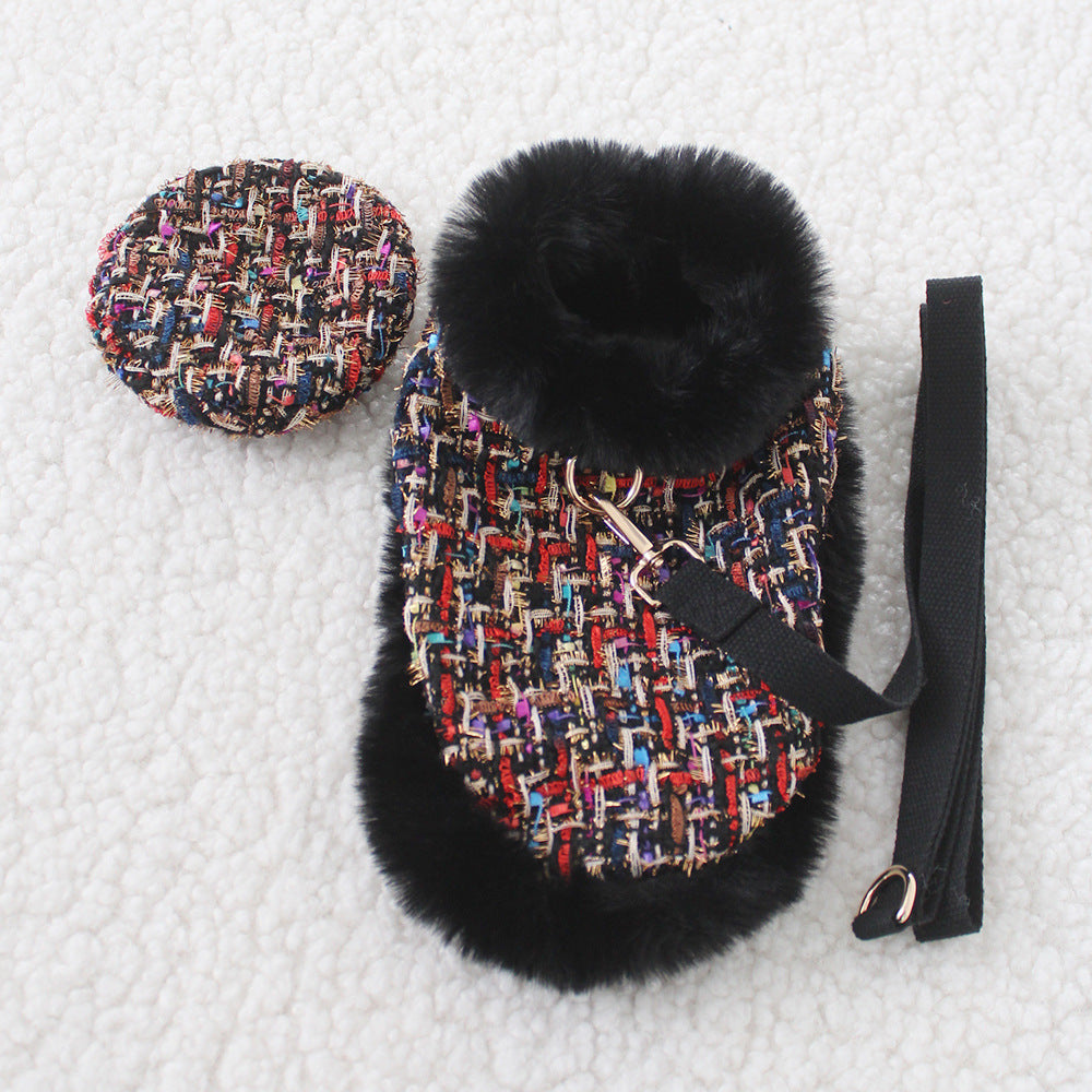 Dog Classic Style Cloak Pet Chest Strap Hand Holding Rope