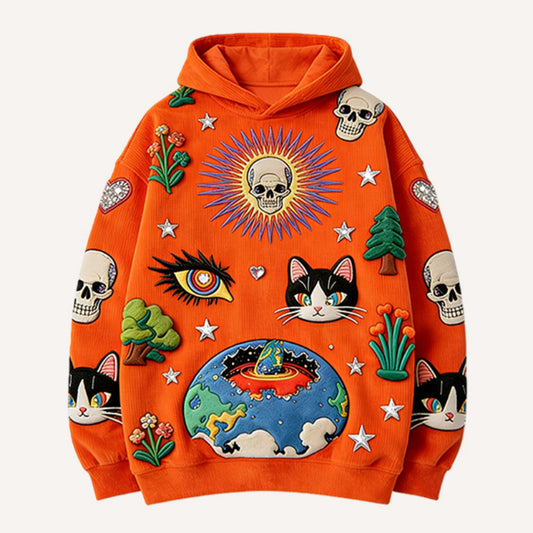 THe Lady's Quirky Personality-themed Pullover Jacket