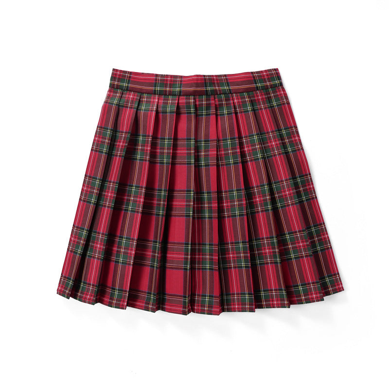 Classic Plaid Skirt Jk Uniform Skirt