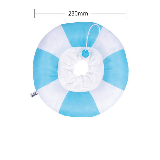 Rice Cake Ruffled Collar For Cats And Dogs