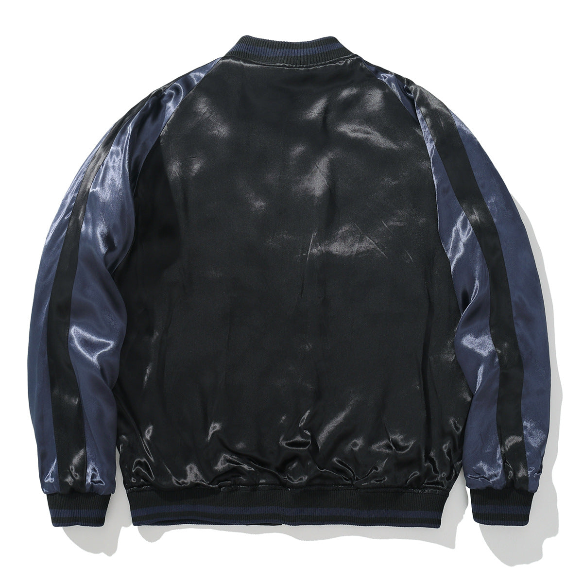 Mens Loose Fit Polyester Embroidered Chinese Style Jacket