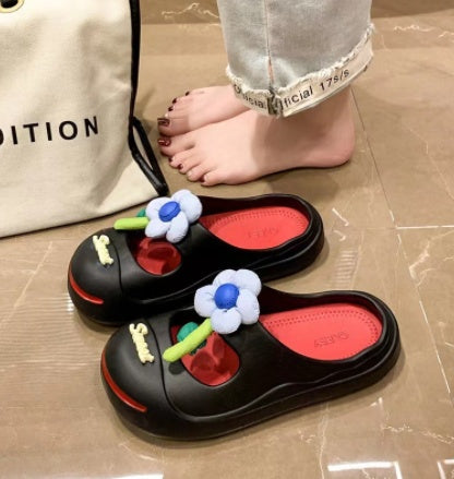Lazy Slippers Lukkede Tåer til Dame i Moderne Sødt Design