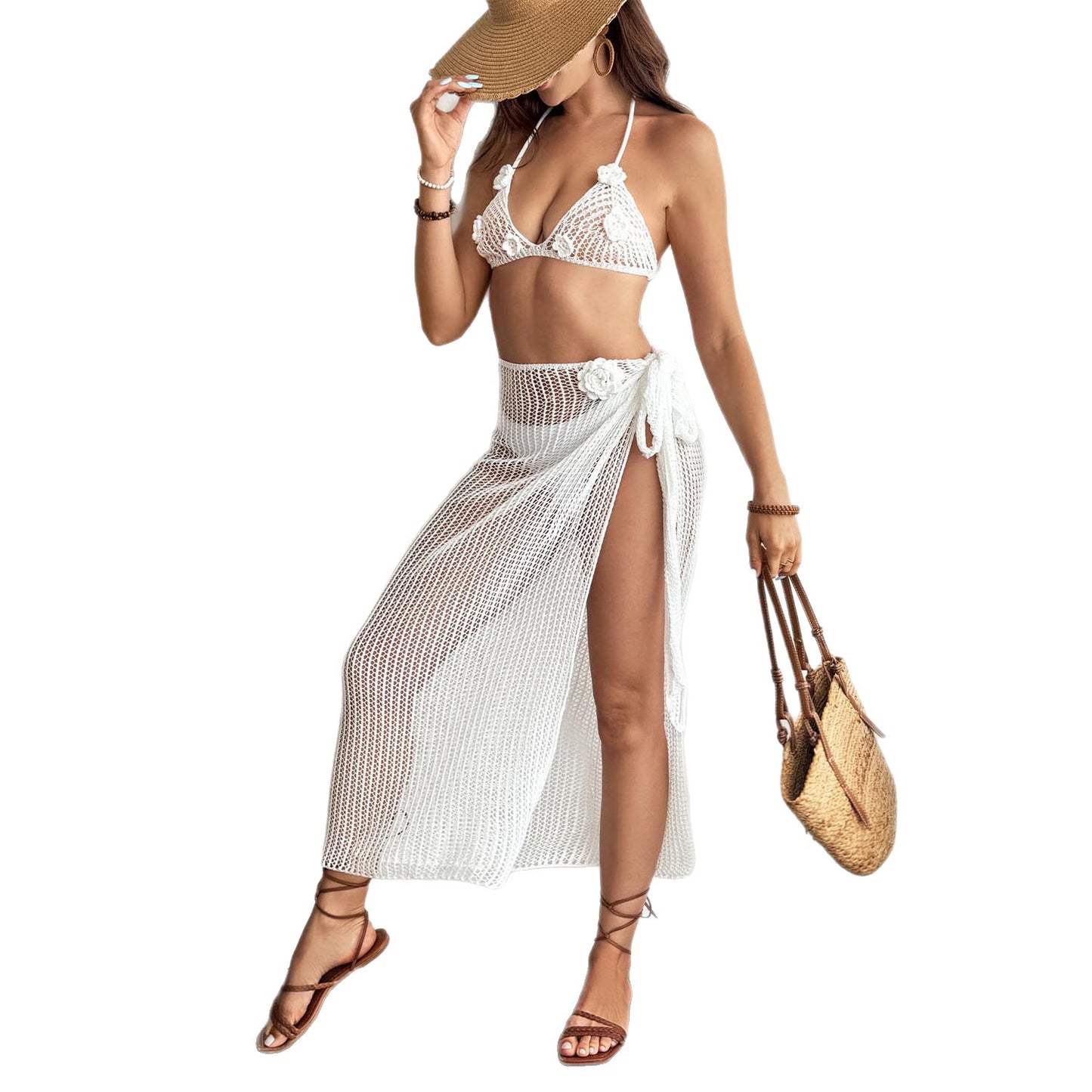 Beach Bikini Crochet Two-Piece Set