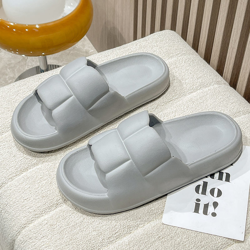 Non-slip Thick Bottom Home Couple Sandals And Slippers