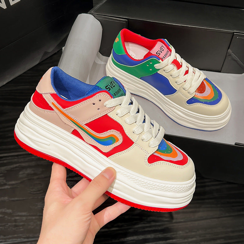 Women's Casual Sneakers Platform Height Increasing Insole
