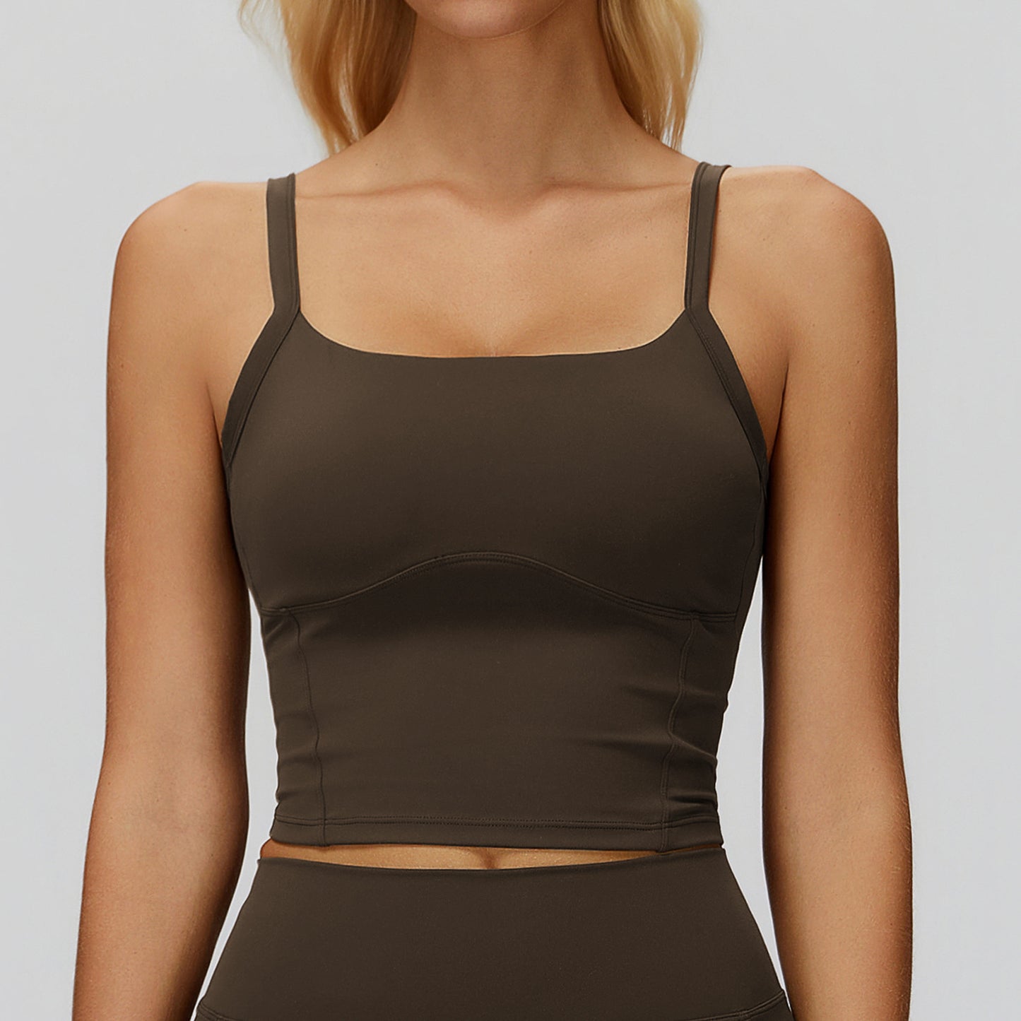 Brushed Yoga Vest Beauty Back Double-shoulder Strap Sports Vest