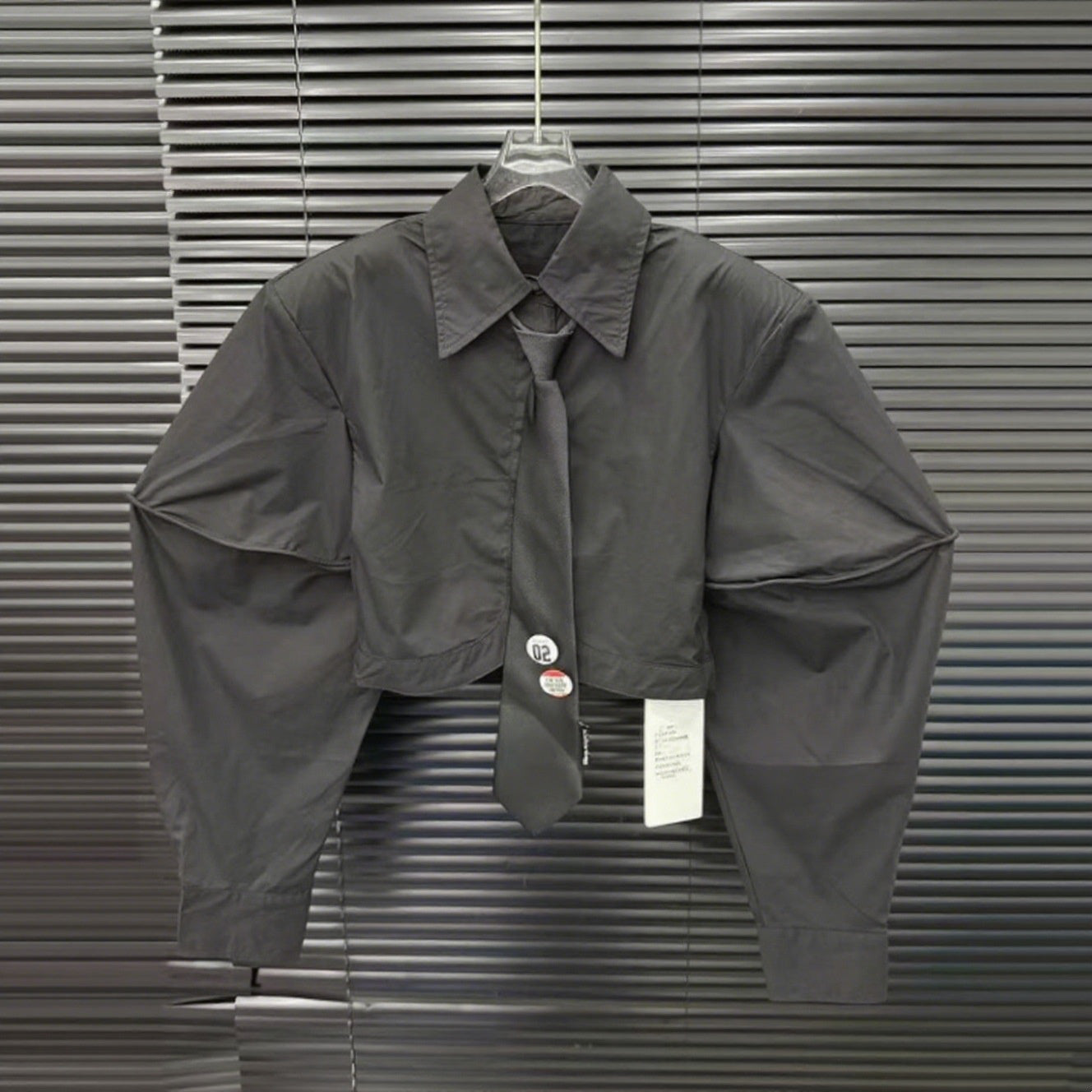 New Women's Clothing With Tie Short Shirt Fashion
