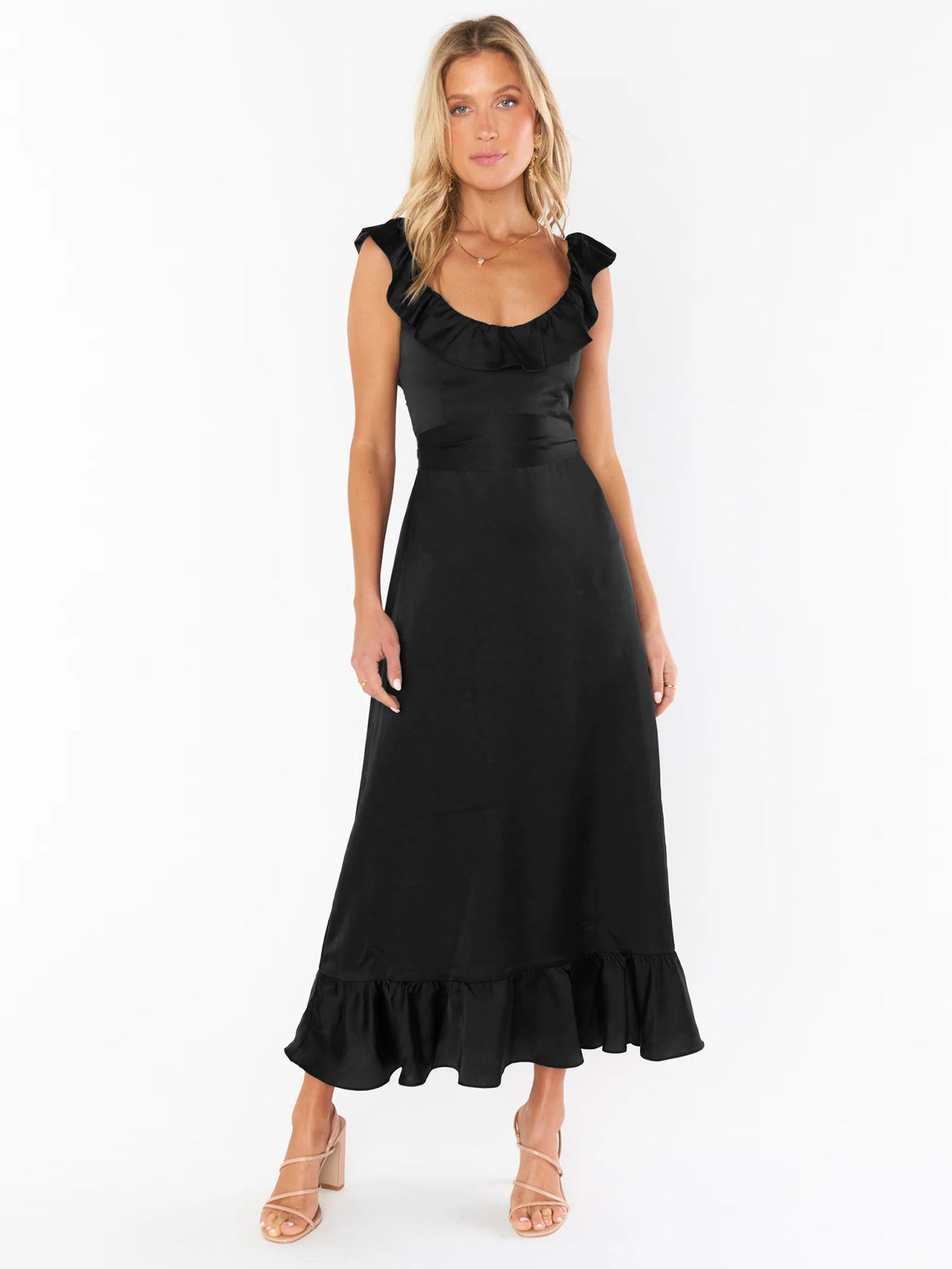 Women's Lace Up Dress Summer