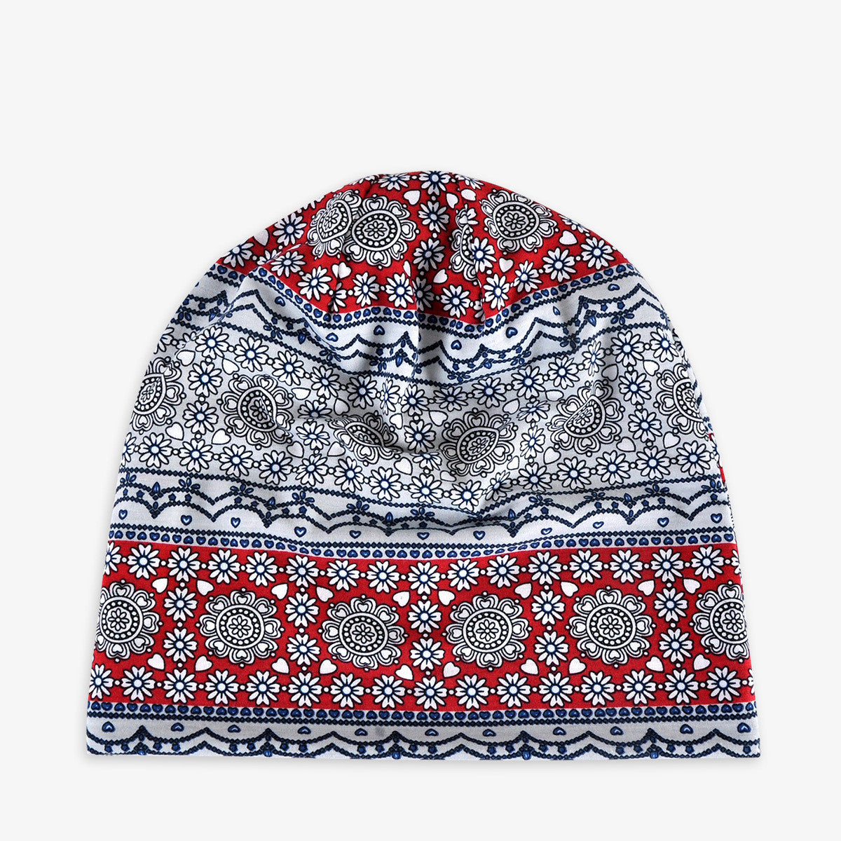 Women's Fashion Print Wrap Head Hat
