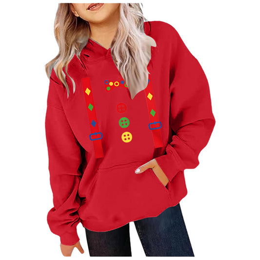 Julesweater med print til damer