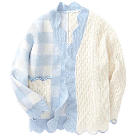 Design Sense Lazy Wind Cotton Cloud Knit Sweater