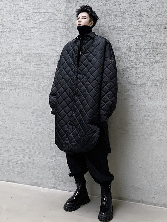 Niche Dark Loose-fitting Cotton Coat For Men