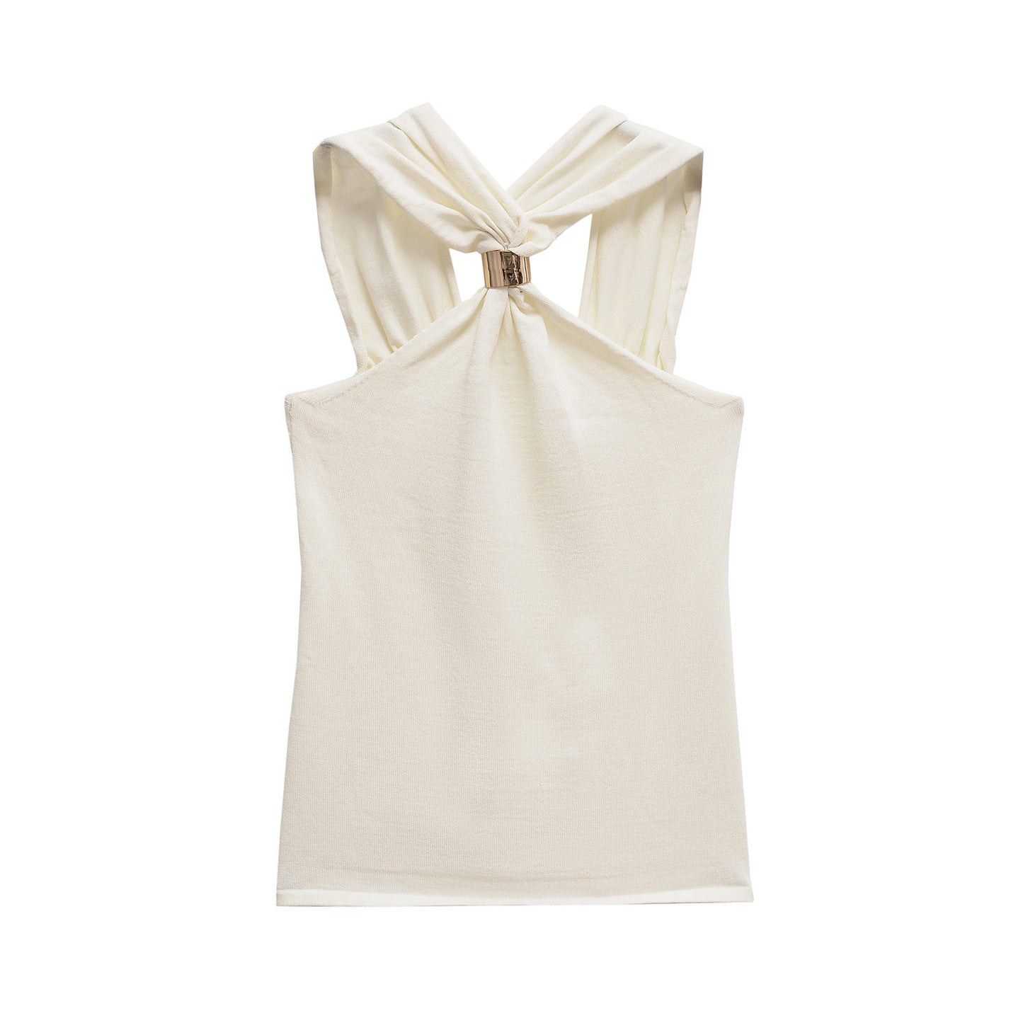 European And American Style Stylish Simple And Versatile Halter Slim Vest