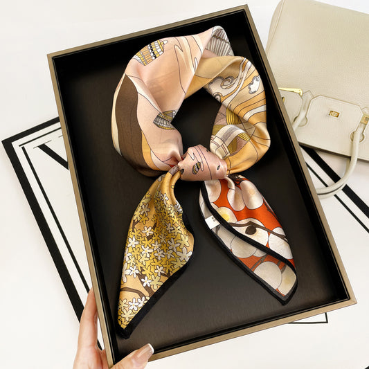 70CM Silk Handkerchief Luxurious