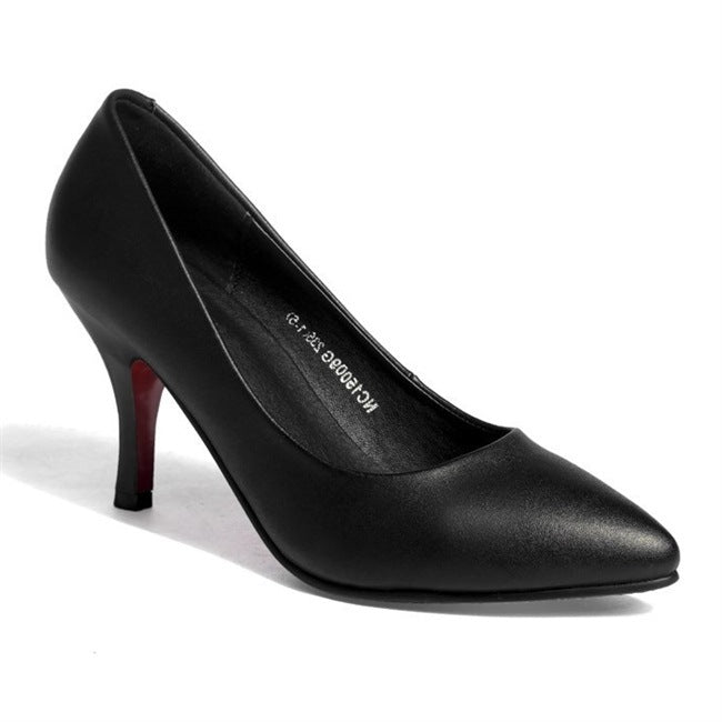 Moccasins Mom All-match Women's Semi-stiletto High Heels
