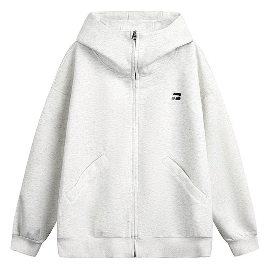 Retro Sports Embroidered Hoodie Men And Women