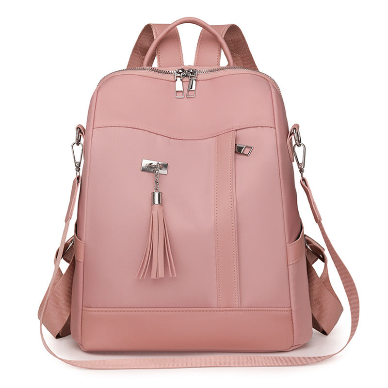 Large Capacity Simple Commute Backpack Versatile Small Schoolbag