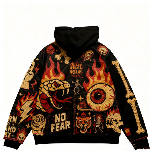 Mode Afslappet Trykt Polyester Sweater