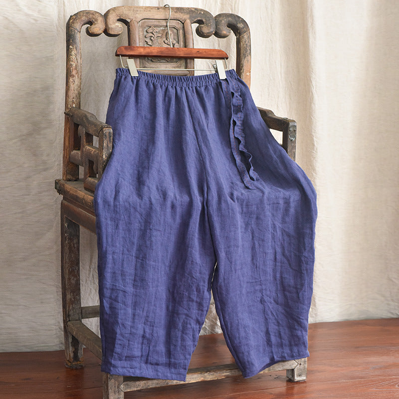 Artistic Women's Linen Loose Casual Pants