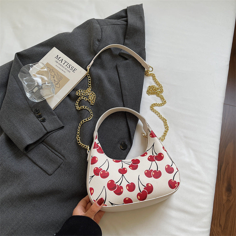 Autumn Printed Fashion Underarm Tote Bag