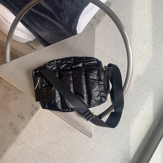 Down One Shoulder Small Waterproof Small Square Bag