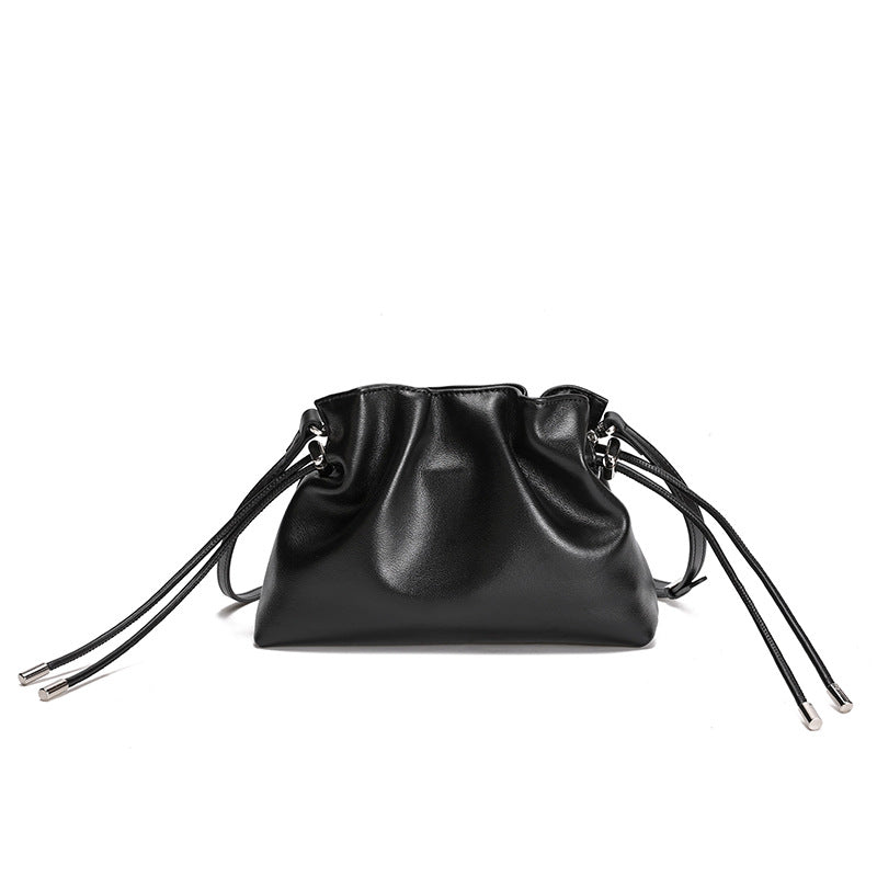 Women's Messenger Bag Drawstring Small Chinese Character Fu Bag All-match Casual Shoulder