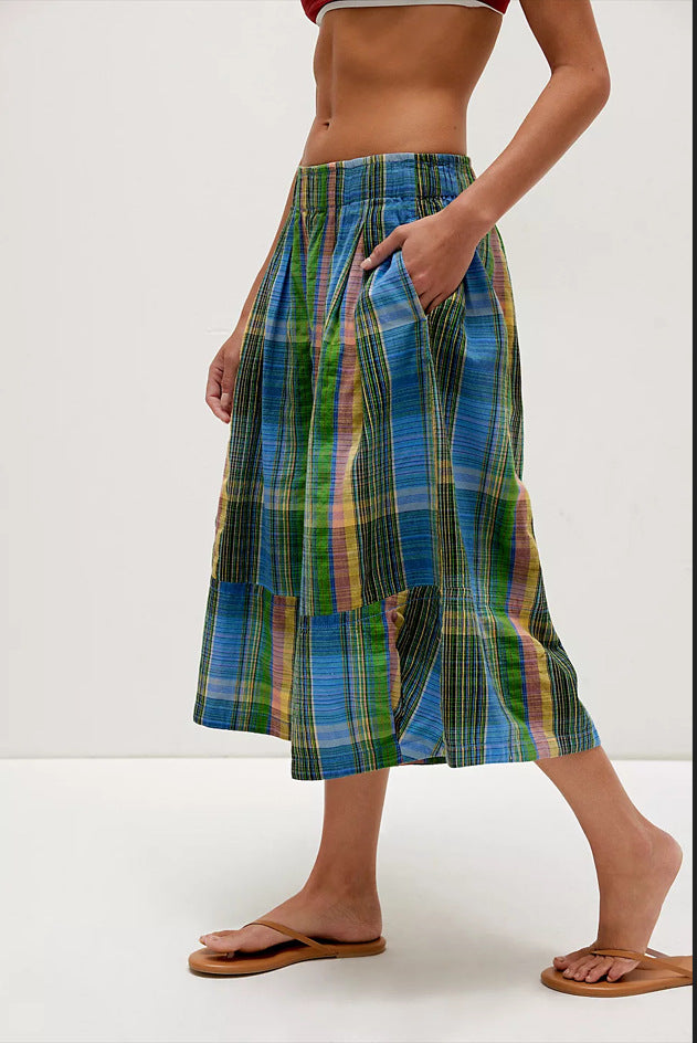 Comfortable, Casual Multicolor Striped Womens Lounge Pants