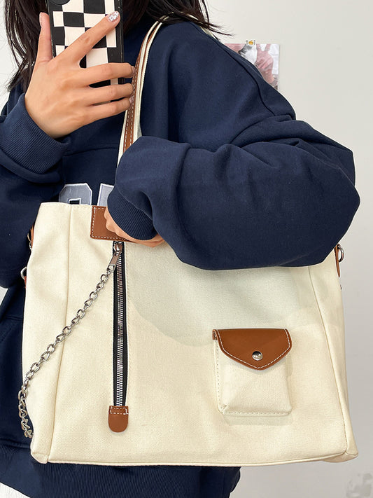Simple And Versatile Leisure Student Large Capacity Single Shoulder Bag Crossbody
